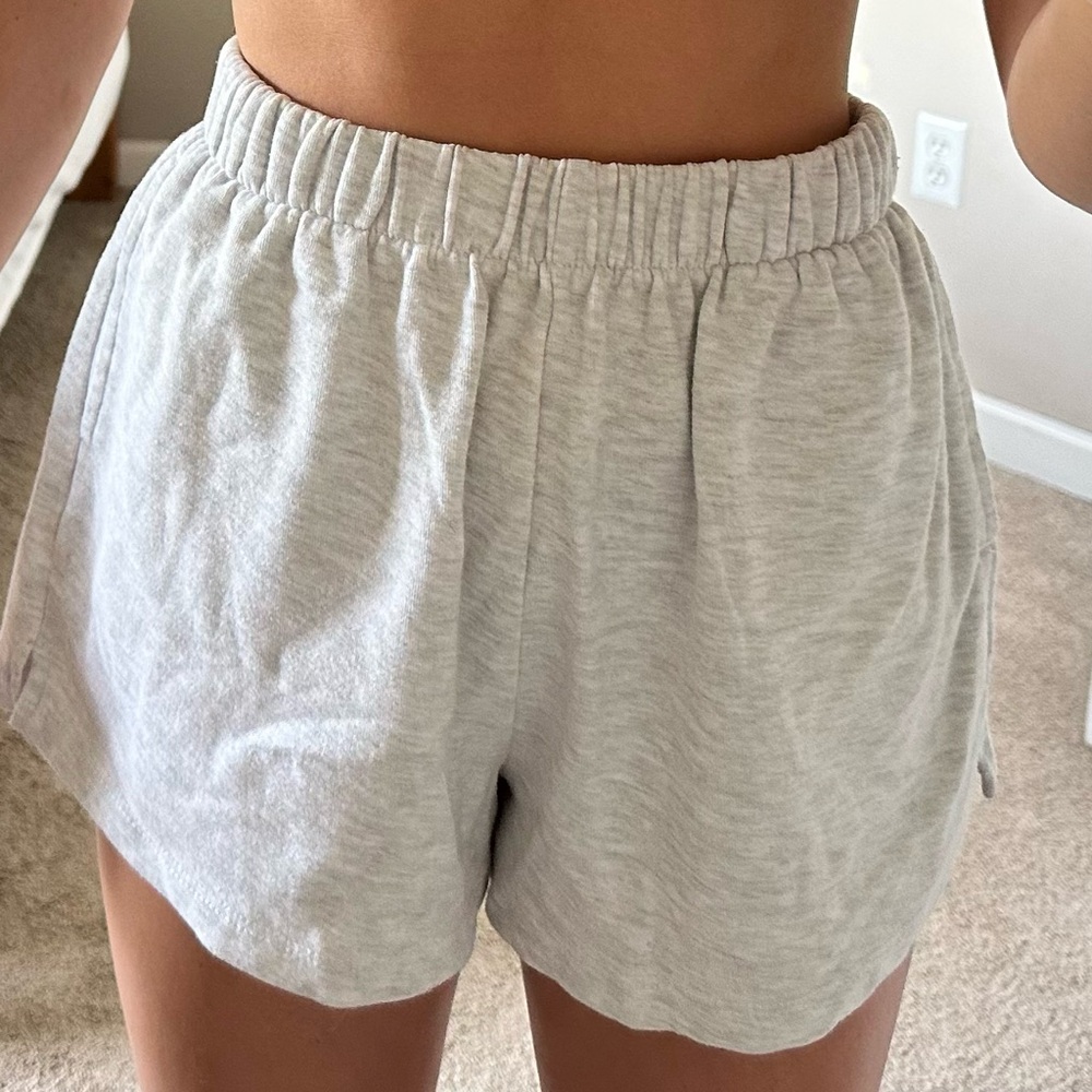 Grey sweat shorts
